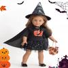 sweet dolly 18 Inch Doll Clothes Accessories Halloween Pumpkin Witch Costume Pumpkin Suit Set for 18 inches Dolls view 3