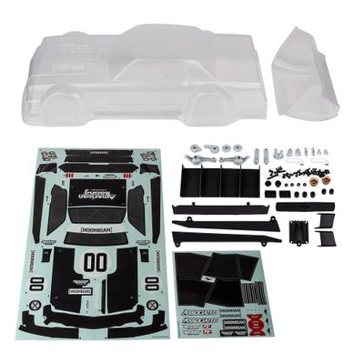 Team Associated Hoonicorn Body Set, Clear, ASC31896
