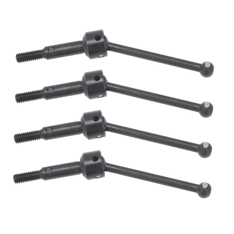 4Pcs Metal Drive Shaft CVD 53792 (39mm) for Tamiya TT-01 TT-02 TT01 TT02 XV-01 TA01 TA04 1/10 RC Car Upgrade Parts ( Color : Black )