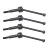 4Pcs Metal Drive Shaft CVD 53792 (39mm) for Tamiya TT-01 TT-02 TT01 TT02 XV-01 TA01 TA04 1/10 RC Car Upgrade Parts ( Color : Black ) view 1