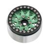 4PCS Metal 1.9 Beadlock Wheel Rim Hubs for 1/10 RC Crawler Car Axial SCX10 90046 AXI03007 Traxxas TRX4 RC4WD D90 D110 ( Color : Green ) view 3