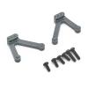 2Pcs Metal Rear Shock Towers Mount Shock Absorber Hoops for Kyosho Mini-Z Mini Z 4X4 1/18 RC Crawler Car Upgrade Parts ( Color : Grey ) view 1