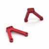 2Pcs Metal Rear Shock Towers Mount Shock Absorber Hoops for Kyosho Mini-Z Mini Z 4X4 1/18 RC Crawler Car Upgrade Parts ( Color : Grey ) view 4