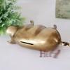 NOBRIM Pure Copper Handmade Piggy Bank Saving Box Zodiac Cute Pig Coins Bank Piggy Bank Toy for Decorative Money Jar view 4