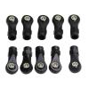 10Pcs Plastic M4 Rod End Link Linkage Balls Joint Head for 1/10 RC Car Crawler Axial SCx10 II 90046 TRAxxAS TRx4 ( Color : C ) view 1