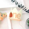 Agkvw Little Pumpkin 1st Birthday Crown - Floral Pumpkin Birthday Crown, Autumn Birthday Decorations, Cake Smash Photo Props view 3