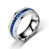 16Pcs Stainless Steel Rings for Men, Cool Male Spinner Ring Set, Sliver Fidget Rings, Black Mens Band Ring Pack, Fidget Rings for Anxiety for Women (16pcs, 7) view 3