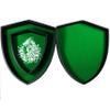 Fantasydice Shield Dice Tray Green Fire Dragon with Lid and Dice Staging Area- Holds 6 Sets(7 Dice Set/Standard) for All Tabletop Games view 4
