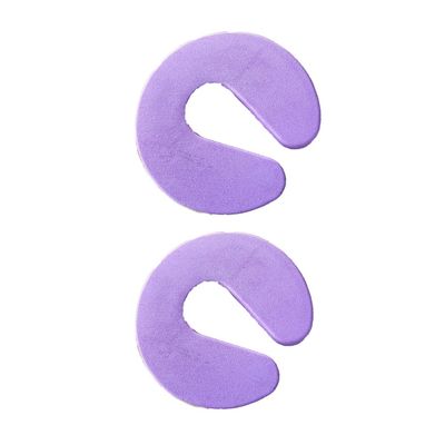 Finger Pinch Guard - 2pcs. Child Proofing Doors Made with Soft Durable Foam Door Slam Stopper. Prevents Finger Pinch Injuries, Slamming Doors, and Baby or Pet from Getting Locked in Room - Purple