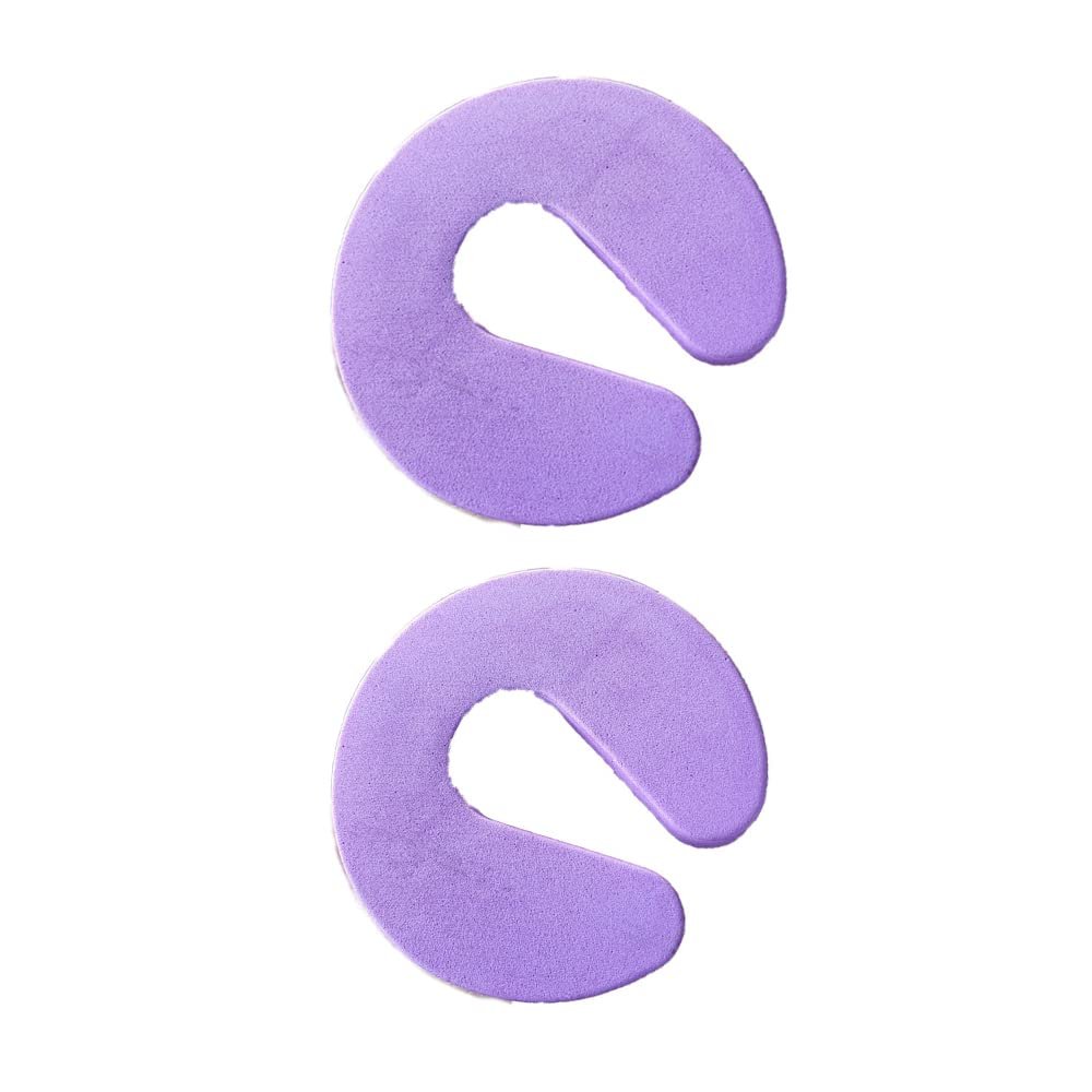 Finger Pinch Guard - 2pcs. Child Proofing Doors Made with Soft Durable Foam Door Slam Stopper. Prevents Finger Pinch Injuries, Slamming Doors, and Baby or Pet from Getting Locked in Room - Purple