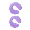 Finger Pinch Guard - 2pcs. Child Proofing Doors Made with Soft Durable Foam Door Slam Stopper. Prevents Finger Pinch Injuries, Slamming Doors, and Baby or Pet from Getting Locked in Room - Purple view 1