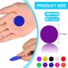 Coopay 10 Colors 1.2 Inches Plastic Learning Counters Disks Bingo Chip Counting Discs Markers for Math Practice and Poker Chips Game Tokens, 300 Pieces view 3