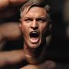 1/6 Scale Head Sculpt,Male Gunner Soldier Open Mouth Expression Head Carved for 12inch Action Figure Doll Collection view 4