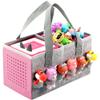 Carrying Case for Toniebox Starter Set and Tonies Figurines, Travel Felt Cloth Musical Toy Folding Bag for Toniebox 2 & Accessories (Pink) view 1