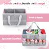 Carrying Case for Toniebox Starter Set and Tonies Figurines, Travel Felt Cloth Musical Toy Folding Bag for Toniebox 2 & Accessories (Pink) view 4