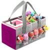 Carrying Case for Toniebox Starter Set and Tonies Figurines, Travel Felt Cloth Musical Toy Folding Bag for Toniebox 2 & Accessories (Purple) view 1