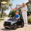 Aosom Licensed Chevrolet Tahoe Ride On Car, 12V 7AH Battery Power Ride On Toy with Parent Remote Control, LED Lights, Music, 4 Wheeler Suspension, 3 Speeds, Kids Electric Vehicle for Aged 3+, Black view 4