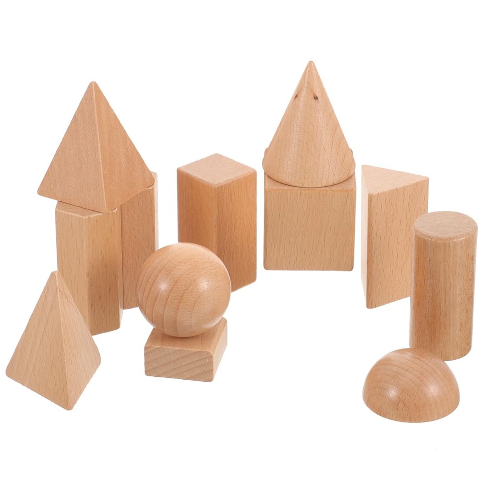 jojofuny Geometric Model Building Blocks 3D Shape Matching Educational Toy for Toddlers Enhances Hand-Eye Coordination Logical Thinking and Parent-Child Interaction