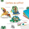 Cra Lign CL189 - Creative Leisure Set - Easy Decorative Animals - Metallic Scale - Dinosaurs - Ages 3 and Above - Blue view 3