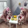 100pcs Miniature Food Drinks Bottle Toys Dollhouse Mixed Resin Accessories for Adults Kids Kitchen Accessories for Pretend Play (Hamburger, Pizza,Cake,Ice Cream,Bread) view 3