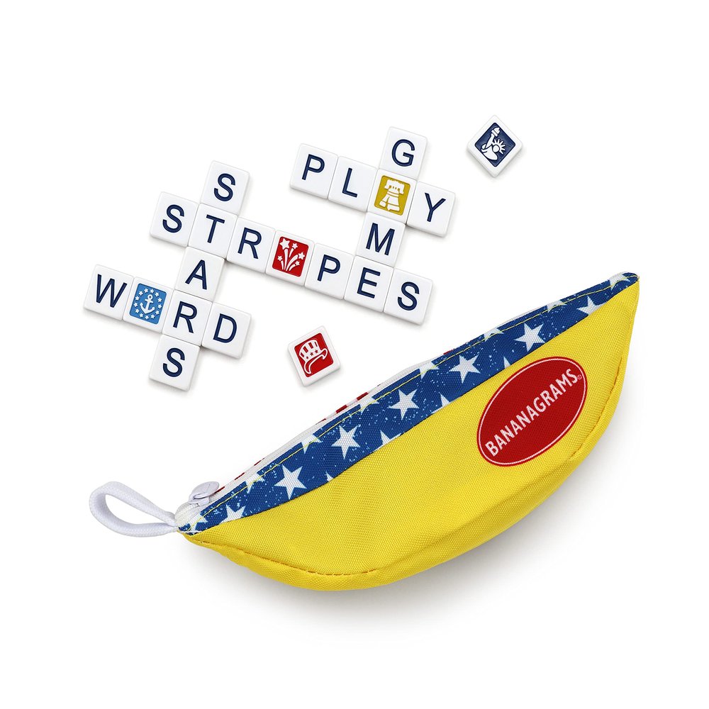 Bananagrams Stars and Stripes Themed Edition Family Board Game