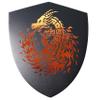 Fantasydice Shield Dice Tray Chromatic Fire Dragon with Lid and Dice Staging Area- Holds 6 Sets(7 Dice Set/Standard) for All Tabletop Games view 2