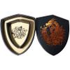 Fantasydice Shield Dice Tray Chromatic Fire Dragon with Lid and Dice Staging Area- Holds 6 Sets(7 Dice Set/Standard) for All Tabletop Games view 3