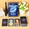 Jayiaine Tarot Card Deck Classic Set with The Guide Future 78 Tarot Cards, The Game Beginner and Professional Player for Holiday Family Party Playing Card Board Game Gifts,Blue view 4