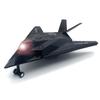 Diecast Stealth Fighter Jet Metal Military Airplane Toy - 1:400 Scale Alloy Model Tactical Aircraft with Pullback Action, Lights and Sound view 1