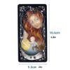 Jayiaine Tarot Card Deck Classic Set with The Guide Future 78 Tarot Cards, Artwork Portable Tarot Game Beginner and Professional Player for Holiday Family Party Playing Card Board Game Gifts,Blue view 3