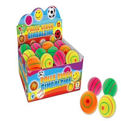 TEOREMA SRL - PALLINA RIMBALZINA Neon 51371 Toy Balls, Multicoloured