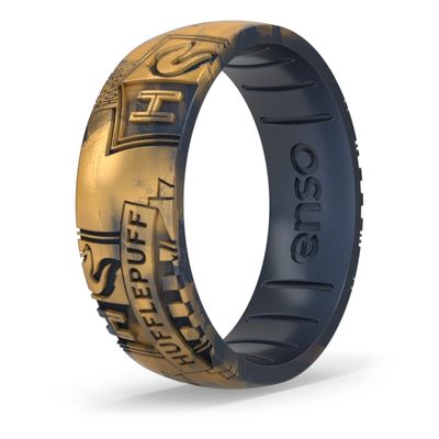 Enso Rings Wizarding World of Harry Potter Collection - Comfortable Silicone Rings - Hufflepuff - 4