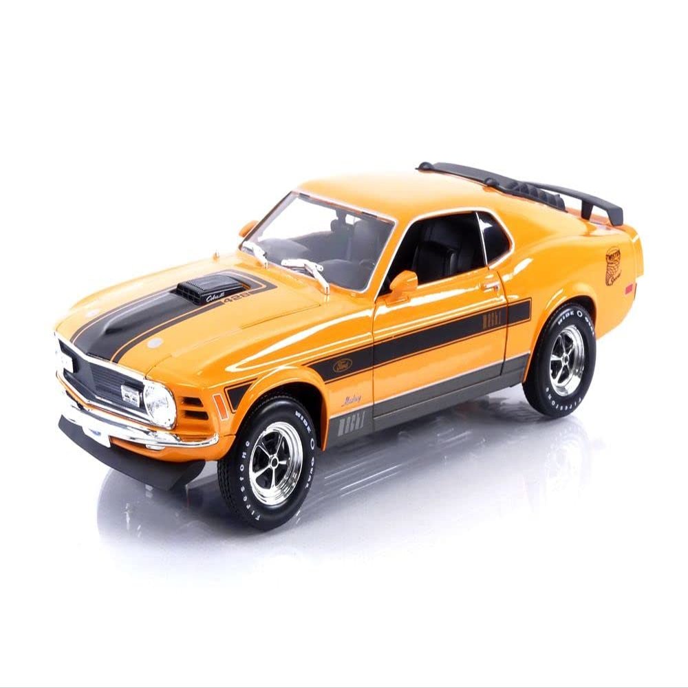 MAISTO - 31453OR Miniature Collectible car, Orange/Black