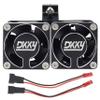 DKKY RC Motor Cooling Fan Heatsink 21000 RPM with 47-51mm Adjustable Mount for 1717 4985 Motors ARRMA Infraction Felony Limitless and Axial, Black view 2
