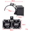 DKKY RC Motor Cooling Fan Heatsink 21000 RPM with 47-51mm Adjustable Mount for 1717 4985 Motors ARRMA Infraction Felony Limitless and Axial, Black view 3