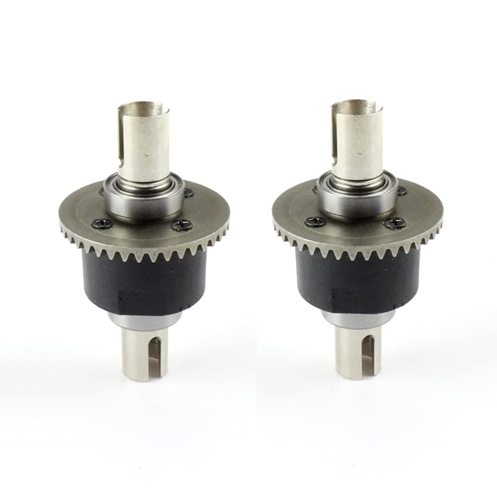 Viupolsor 2Pcs Metal Differential 104001-1930 for 104001 1/10 RC Car Spare Parts Upgrade Accessories