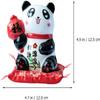 AAPIE Saving Box Panda Coins Bank Ceramics Lucky Panda Kids Money Bank Cash Coin Can for Decorative Money Jar Piggy Bank for Kids-Hot Gift,Best Gifts Idea Decorative view 4