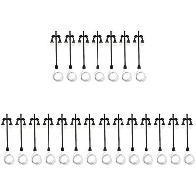 TOYANDONA 21pcs Mini Street Light Adornment Decor for Landscape Vivid Color Miniature Lamps for Home Desktop Table Decoration