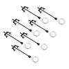 TOYANDONA 21pcs Mini Street Light Adornment Decor for Landscape Vivid Color Miniature Lamps for Home Desktop Table Decoration view 4