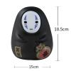 CheeseandU 1Pc Cartoon No Face Man Coin Bank Kids Coin Bank Cute Anime Latex Ligurine Large Capacity Money Banks with Opening Best Christmas Birthday for Kids Boys Girls Home Decoration Blue view 2