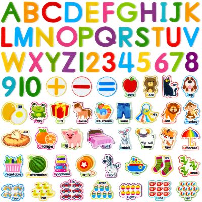 PENGFULL Felt Learning Letters Numbers Pieces,75 Felt Board Pieces for Felt Flannel Board,Alphabet ABC for Toddlers for Kindergarten,Preschool,Toddlers
