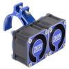 DKKY RC Motor Cooling Fan Heatsink 21000 RPM with 47-51mm Adjustable Mount for 1717 4985 Motors ARRMA Infraction Felony Limitless and Axial, Blue view 1