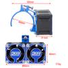 DKKY RC Motor Cooling Fan Heatsink 21000 RPM with 47-51mm Adjustable Mount for 1717 4985 Motors ARRMA Infraction Felony Limitless and Axial, Blue view 3