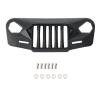Ms Anger Front Face Grating Grille for 1/10 RC Crawler Car Axial SCX10 II III 90046 AXI03007 Jeep Wrangler Body Parts ( Color : Black ) view 1