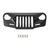 Ms Anger Front Face Grating Grille for 1/10 RC Crawler Car Axial SCX10 II III 90046 AXI03007 Jeep Wrangler Body Parts ( Color : Black ) view 2