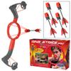 Funwares Patented Ring Strike Compound Bow and Arrow Launches Arrows Over 200 Feet, Includes 4 Whistling Foam-Tipped Arrows, Amazing Outdoor Toy view 1
