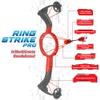 Funwares Patented Ring Strike Compound Bow and Arrow Launches Arrows Over 200 Feet, Includes 4 Whistling Foam-Tipped Arrows, Amazing Outdoor Toy view 2