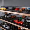 kivcmds 1/64 Scale Diecast Model Car Display Case for Hot Wheels Matchbox Nascar Diorama Garage Scene Parking Lot,Truck Toy Cars Storage view 4
