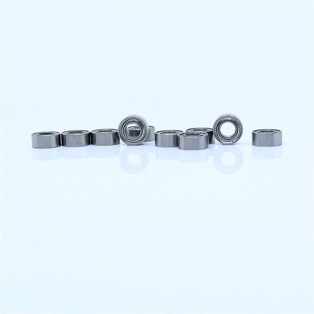 AXWERB Professional R144ZZ R144 ZZ Bearing ABEC-1 (10PCS) Miniature Ball Bearings for RC Models 1/8" x1/4" x7/64 inch
