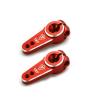 TREAL SCX24 Servo Horn 15T for EMAX Servo, Aluminum 7075 Servo Arm (2P) Compatible with Axial 1/24 SCX24(Red) view 1